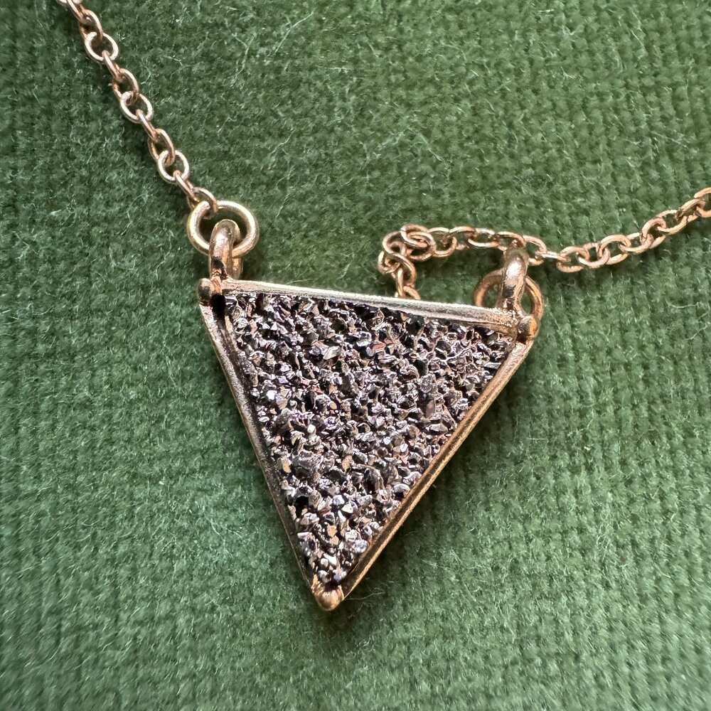 Necklace, Triangle Pendant